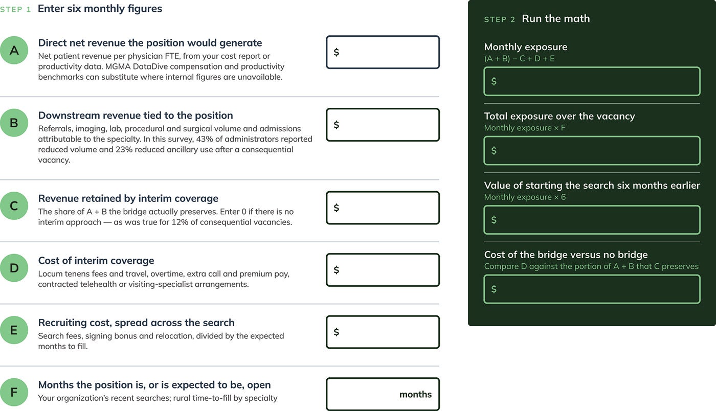 Vacancy Price Worksheet